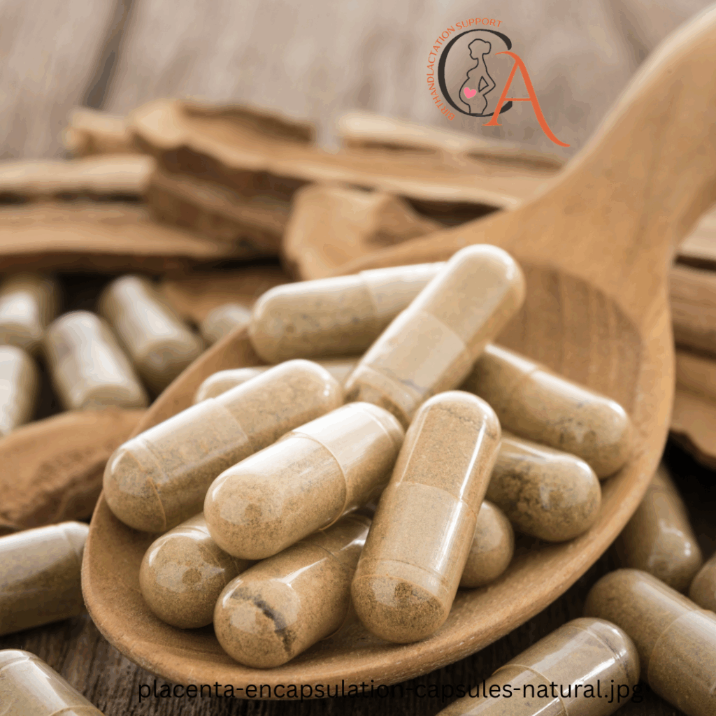 Placenta encapsulation capsules prepared for postpartum healing and recovery in New Jersey